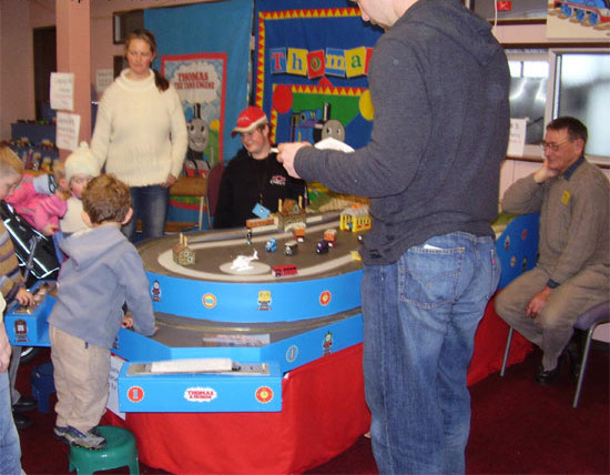 Some of the smaller viewers need a little leg up to see the action