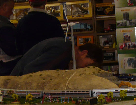 Operating wind generator on Utah layout